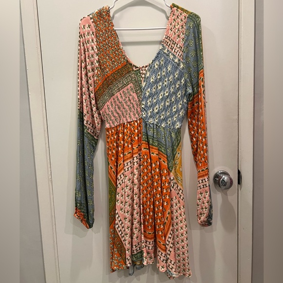 NWOT Jen’s Pirate Booty Hyde Patchwork Mini Dress - Picture 5 of 6